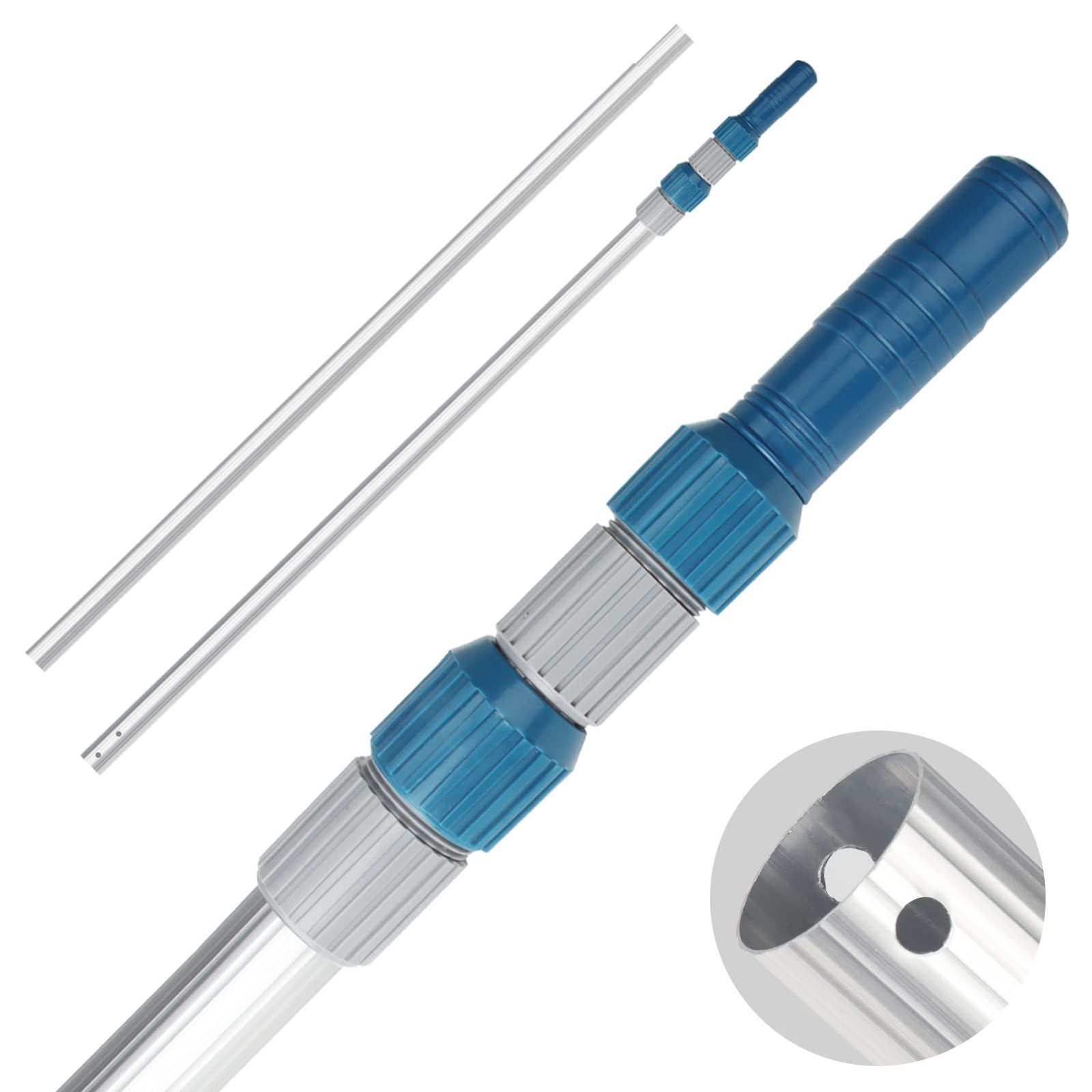POOPLE Professional 16 Foot Telescopic Aluminum Swimming Pool 16ft, gallery
