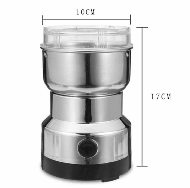 Electric Coffee Bean Grinder Nut Seed Grind Spice Crusher Mill Blender /Silver gallery