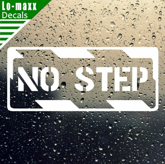 No Step Aircraft Markings Graphic Durable High Performance Die Cut Vinyl Decal gallery