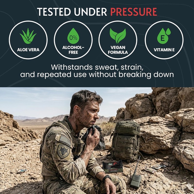 Thick & Ultralight Unscented Cleansing Wipes – Perfect for Camping & Hunting gallery