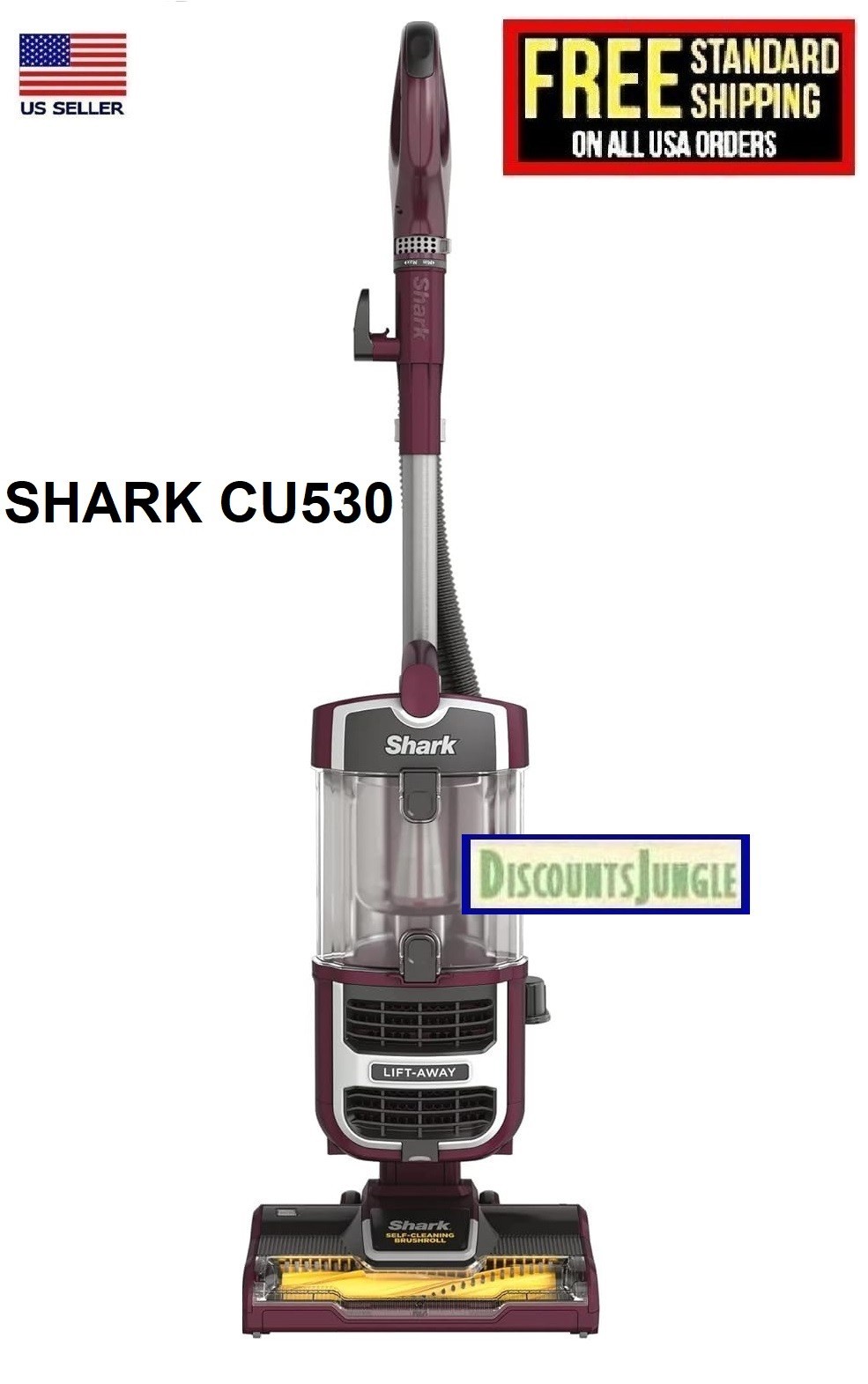 Shark Navigator Upright Carpe tVacuum Cleaner with Self-Cleaning Brushroll CU530 gallery