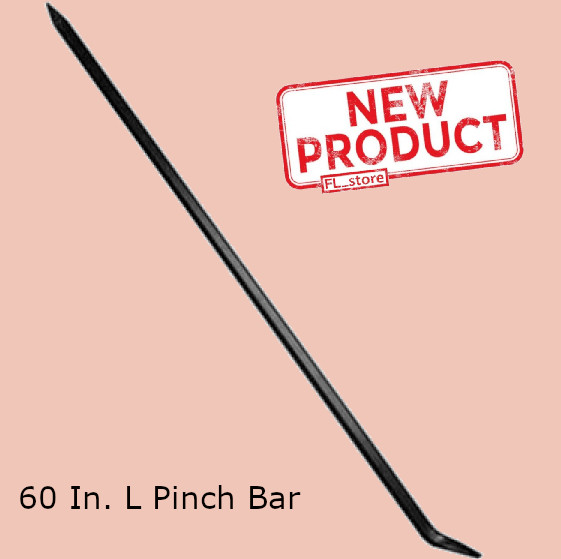 5 Feet Pinch Slate Pry Bar True Temper Diamond Point Hexagonal Steel Lever Tool gallery