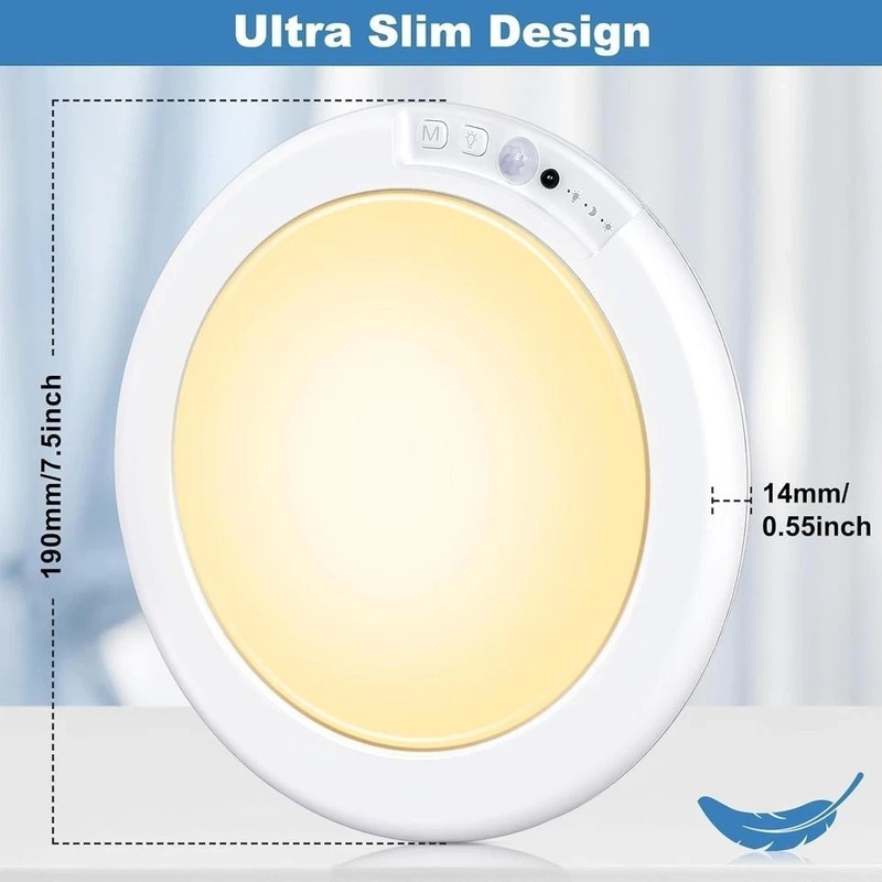 1/2/4Pack Rechargeable Motion Sensor Ceiling Light with Remote Magnetic Wireless gallery