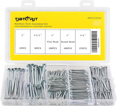 TJBORJT 400Pcs Hardware Nails for Hanging Pictures,Up to 2 Inch Long, Finishing