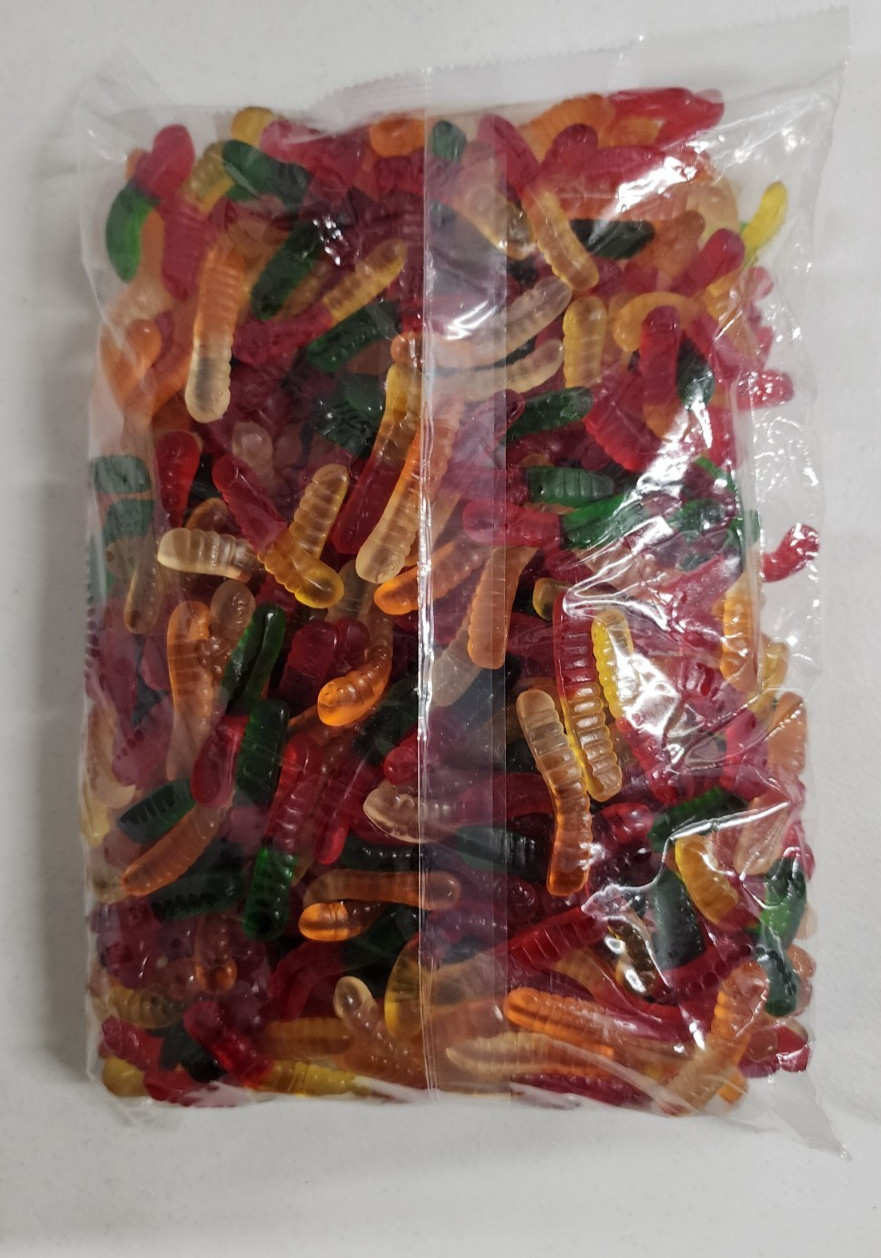 "Albanese Confectionery Mini Assorted Fruit Gummi Worms, 5 Pound Bag" 02/23/27 gallery