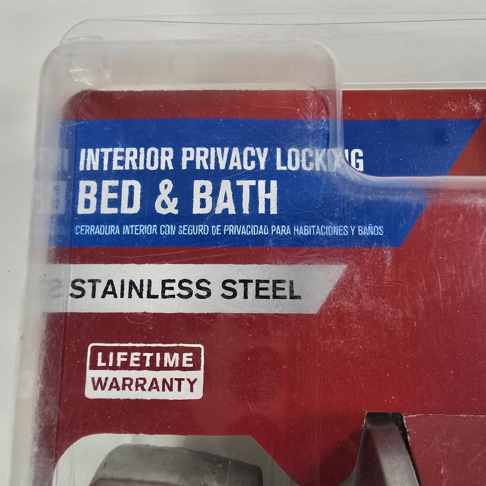 ACE Hardware Tulip Bed & Bath Privacy Door Knob Stainless Steel Lockset New gallery