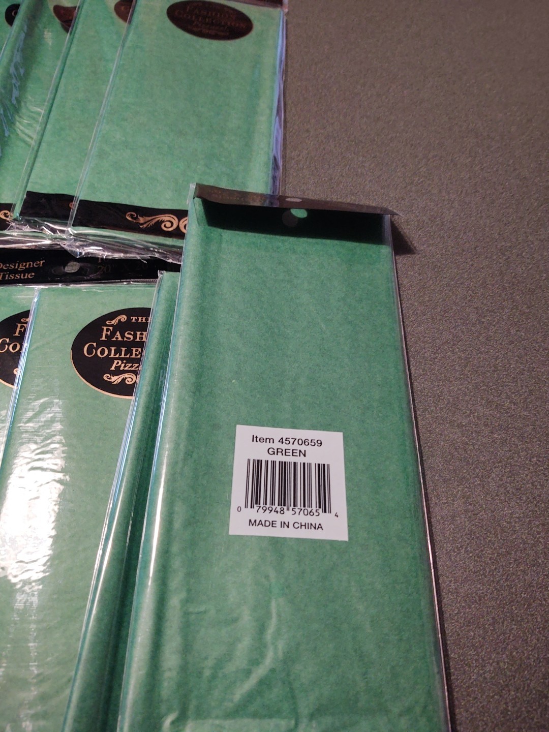 Tissue Wrapping Gift Paper 12 Bulk 120 Sheets 26x20 Inches Green gallery