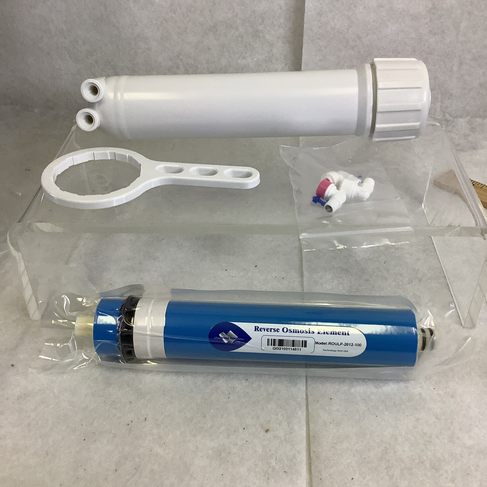 100 GPD RO Reverse Osmosis Membrane Water Filter, Housings, And Fittings gallery