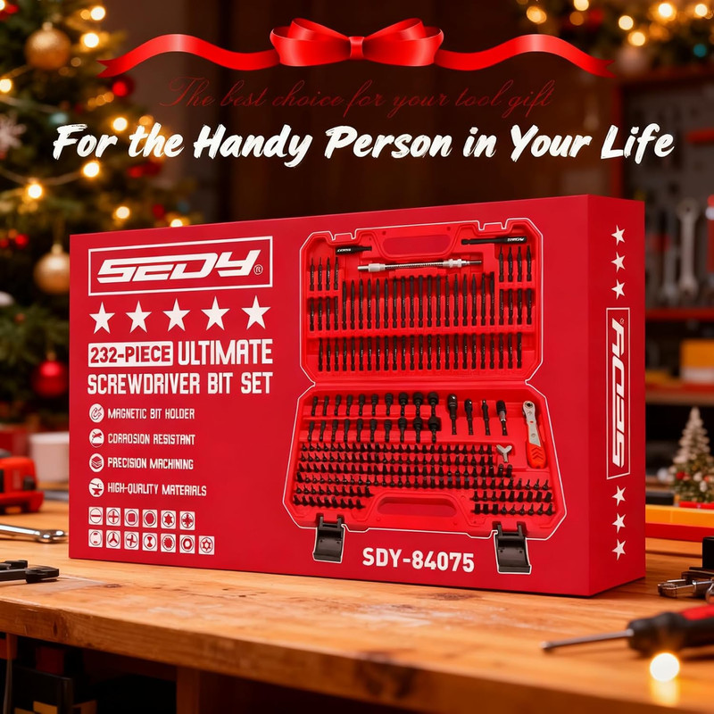 232-Piece Ultimate Screwdriver Bit Set, Cr-V Impact Driver Bit Set Includes Secu gallery