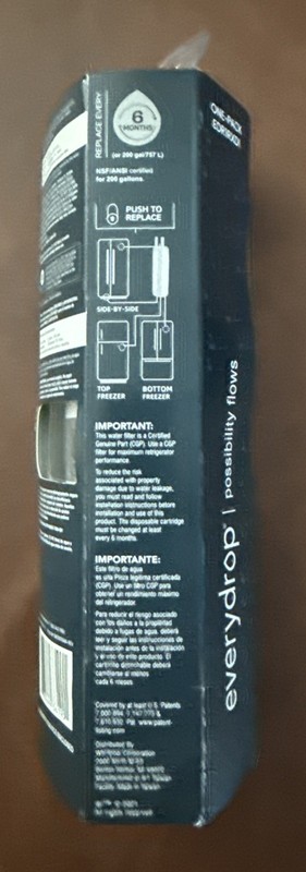 Whirlpool EveryDrop 1 Refrigerator White Water Filter - EDR1RXD1 gallery