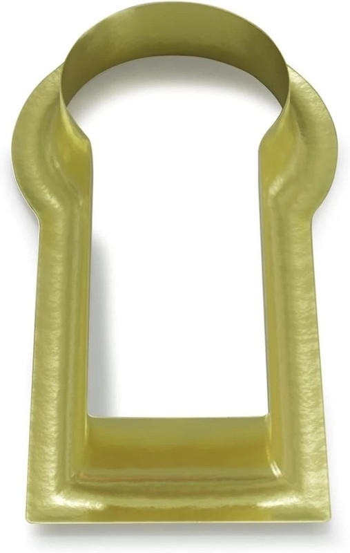 Fitted Keyhole Insert, Solid Brass B-3568SB I.D.:1/2' X 1/4", O.D. 5/8" X 3/8" gallery