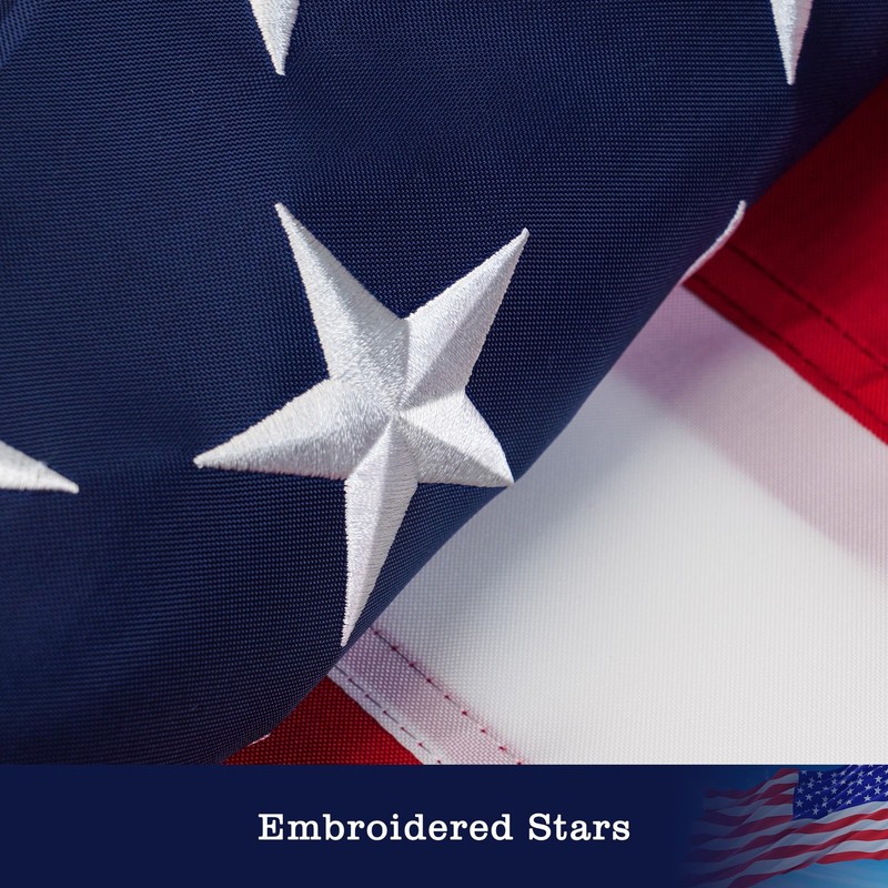 American Flags for Outside 3 x 5ft, Super Tough Spun Polyester American Flag ... gallery