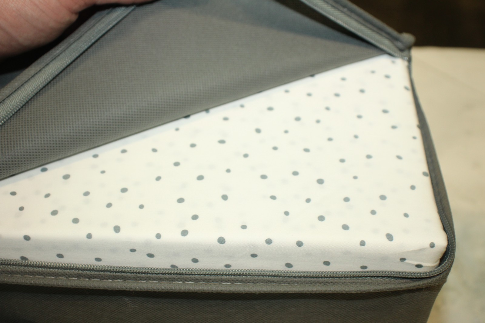 Sleep Number Essential Fit Cotton Sheet Set Blue Dot Print Split King gallery