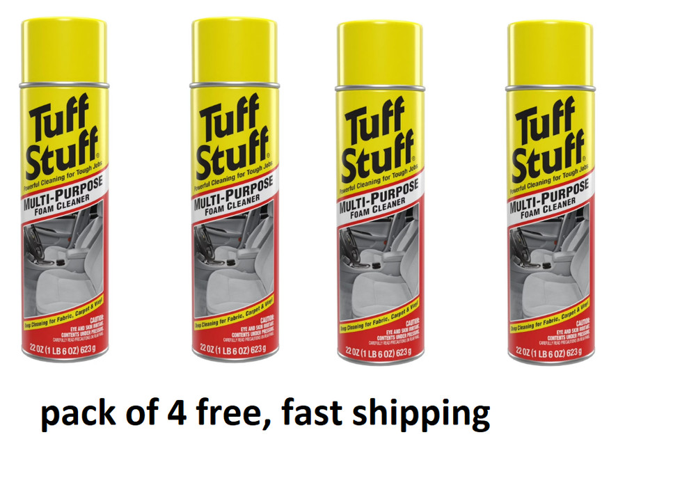 4 pack Tuff Stuff Multi Purpose Foam Cleaner for Car Detailing, 22 oz