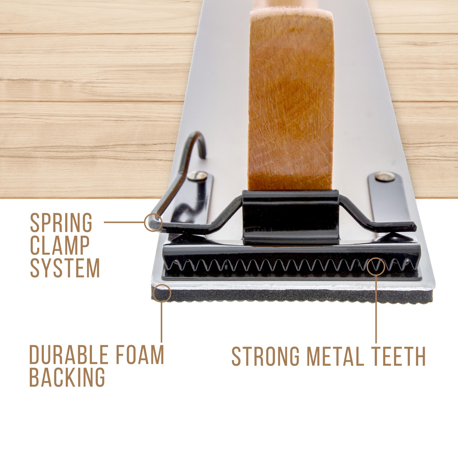 Wooden Handle Longboard Hand Sander For PSA Sandpaper 10-3/4" X 2-3/4" gallery