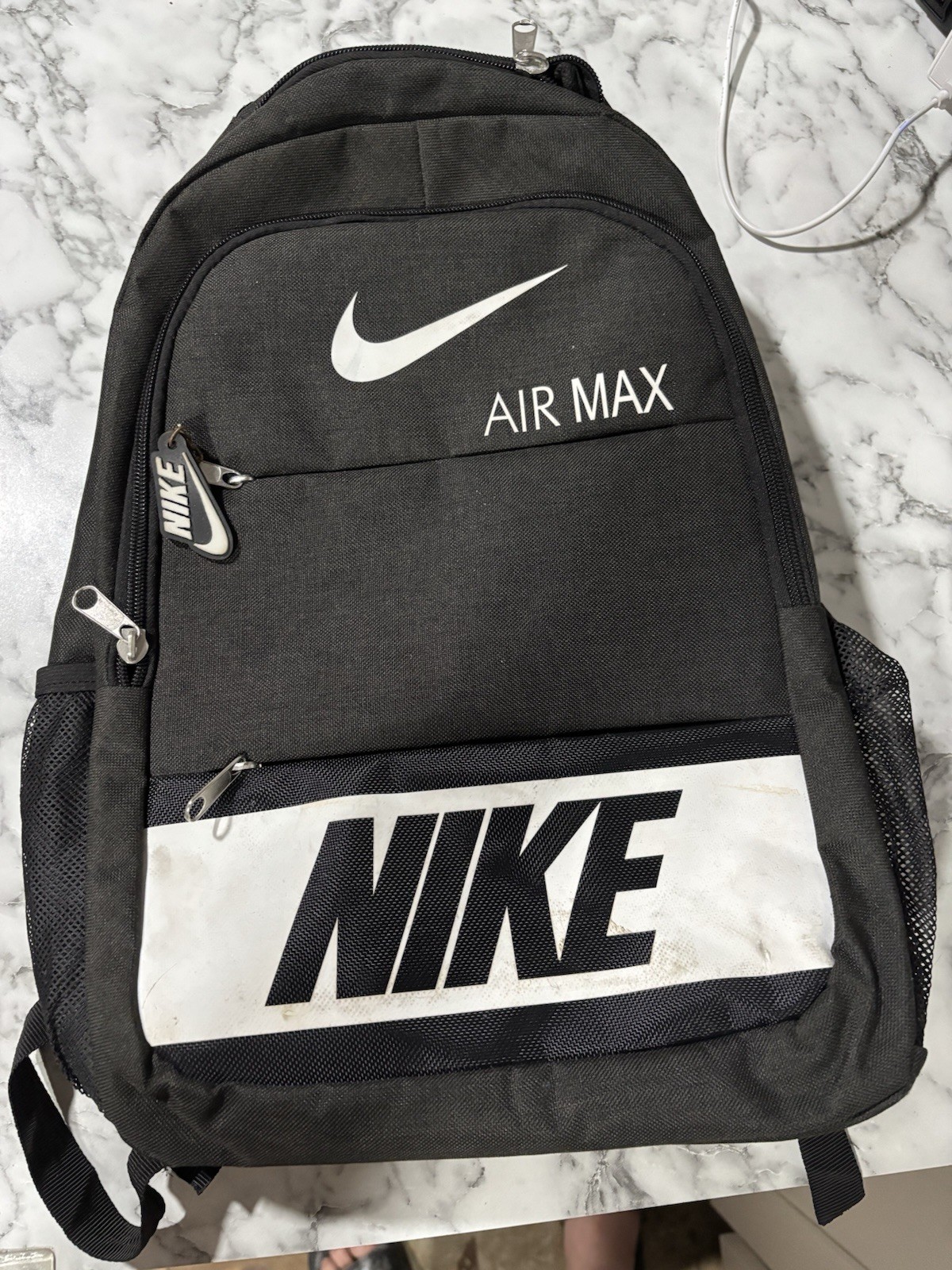 Black and White Backpack Nike Air Max Backpack