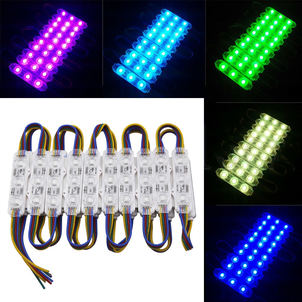 LED Module Strip Light RGB SMD 5050 Waterproof For Store Counter Window Decor gallery