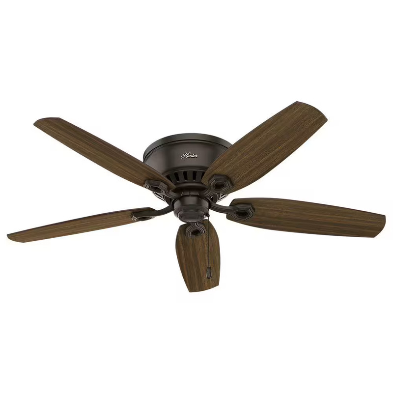 Builder 52 In. Indoor New Bronze Ceiling Fan with Light Kit Included gallery