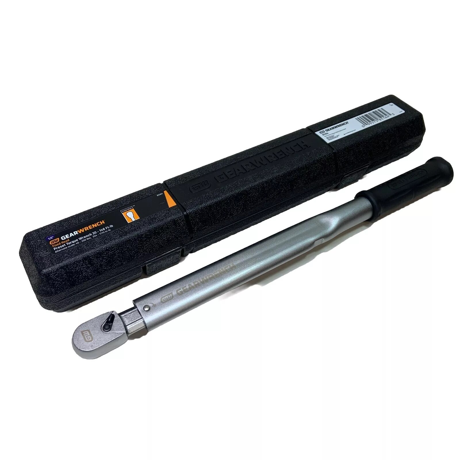 GearWrench 85164 1/2 Drive Micrometer Preset Torque Wrench 40-200Nm 30-148Ft/LB gallery