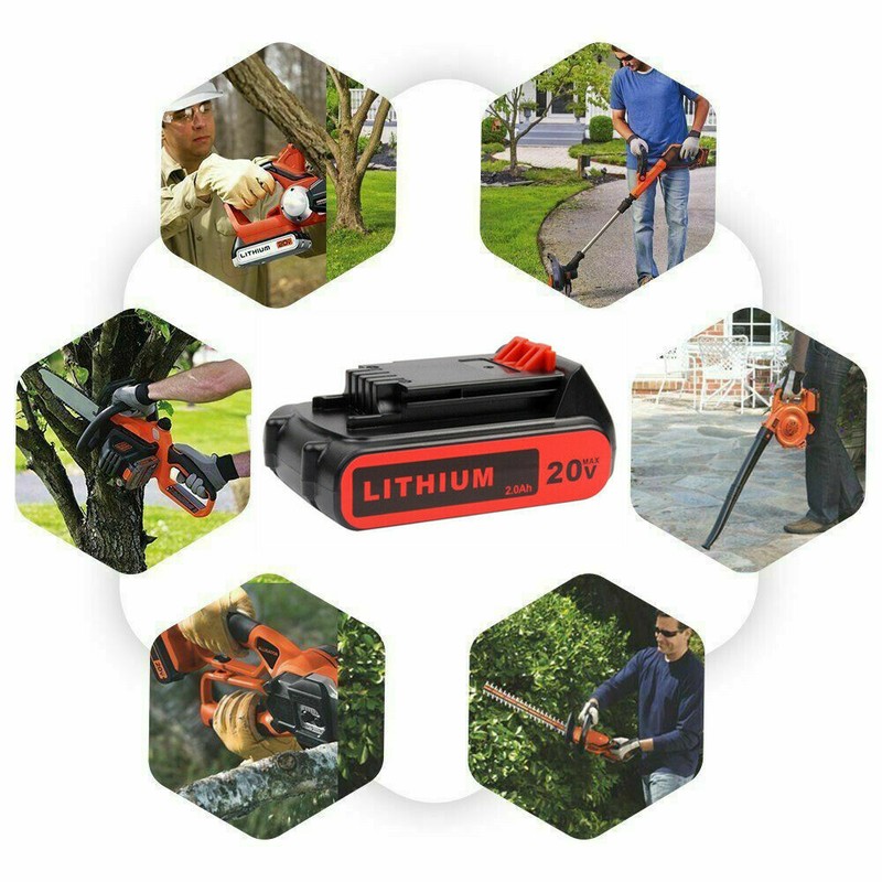replacement for Black & Decker 20Volt Lithium Ion Battery LBXR20 LB20 Drill gallery