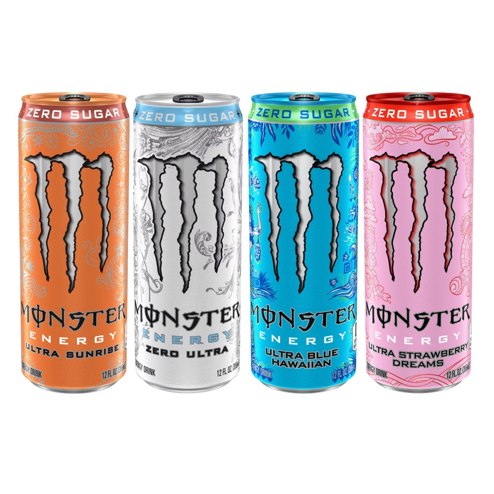 Monster Ultra Energy Drink 12oz Cans – Choose Flavor or Variety Pack gallery