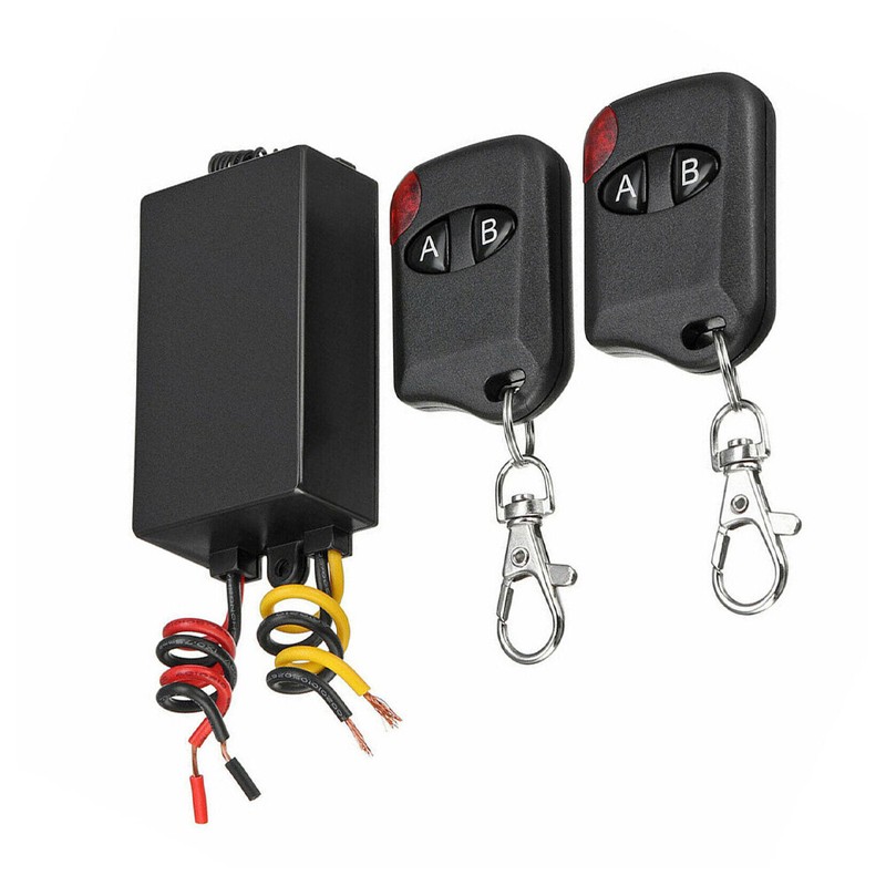 2x Car Universal 12V ON-OFF Wireless Remote Control Switch Relay Receiver 315MHZ gallery