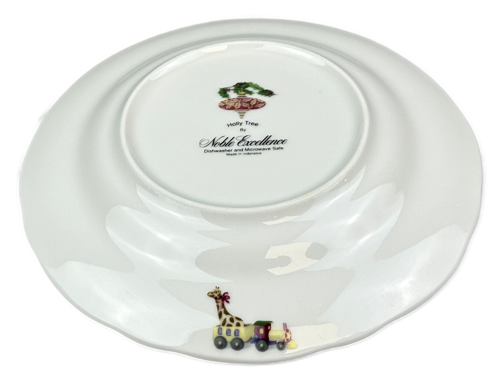 Noble Excellence Holly Tree Salad Plate Christmas Tree Set of 2 gallery