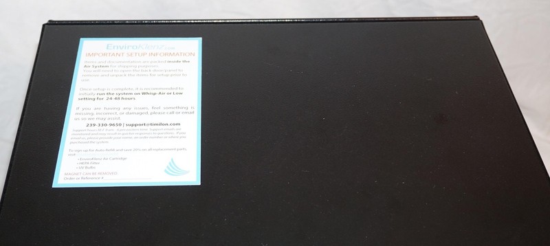 ENVIROKLENZ MOBILE AIR SYSTEM PLUS-=UV MODEL=- HEPA AIR PURIFIER ED327-0255-00BL gallery