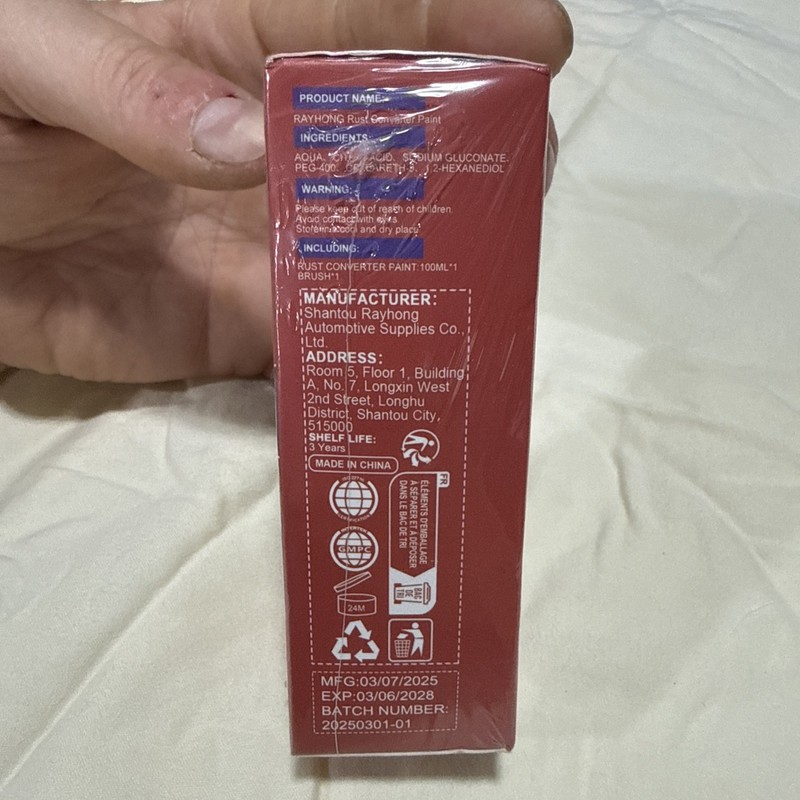 RayHong 100ml Rust Converter gallery