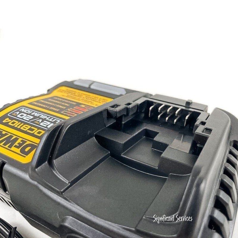 DeWALT DCB1104 DCB203 20V Volt MAX 2.0 Ah Compact Li-Ion Battery Fast Charger gallery