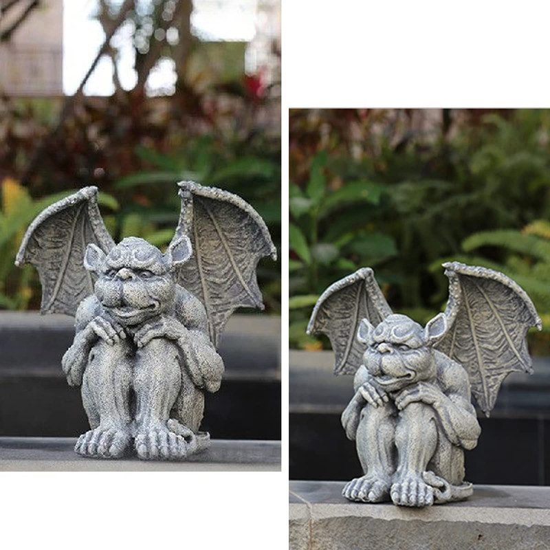 Gargoyle Statue Garden Guardian Sculpture Figurine Gothic Indoor Outdoor Garden gallery
