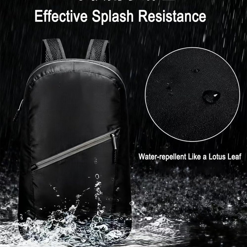Foldable Backpack,Climbing Bag, Hiking Daypack,20L Lightweight Waterproof Travel 4