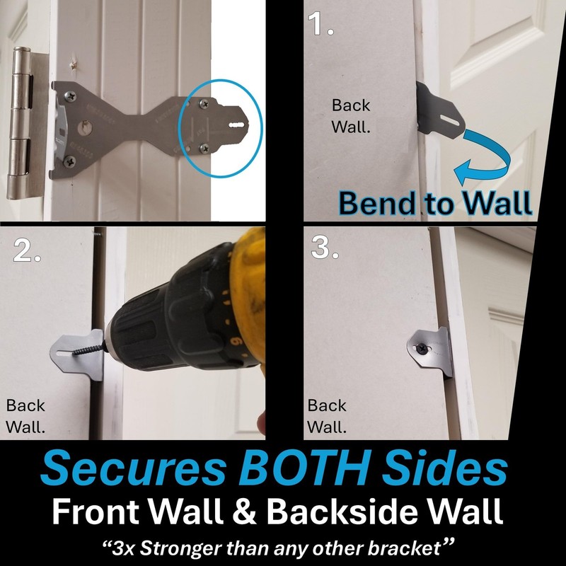 EXPR® Premium Door Install Kit - Max Strength (Secures Both Sides) | Official... gallery