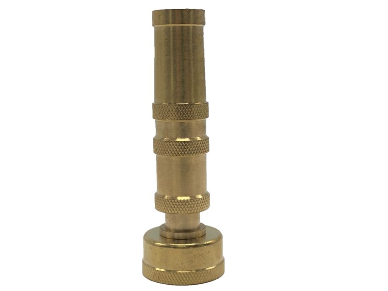 Solid Brass Garden Spray Nozzle 4" Adjustable Twist Water Hose USA Stock 2 PACK gallery