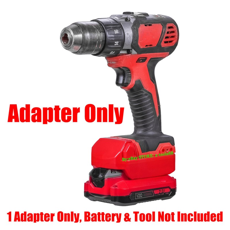 1x Adapter for Milwaukee M18 Type Tools To for Craftsman V20 NEW 20v Battery gallery