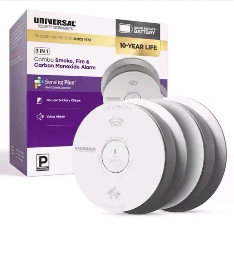 USI 2-Pack 10-Year Battery Combination Smoke and Carbon Monoxide Detector gallery