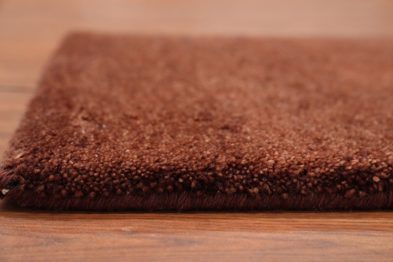 Rust Wool Hand-knotted Runner Rug 2x5 for Natural Aesthetic Appeal Carpet gallery