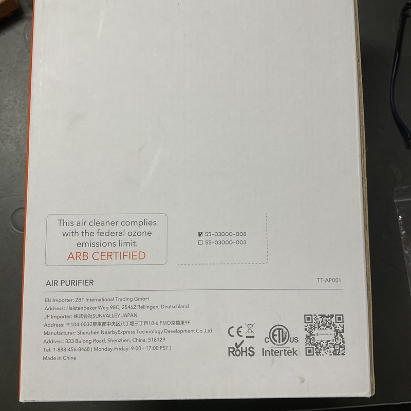 TAOTRONICS Air Purifier, White gallery