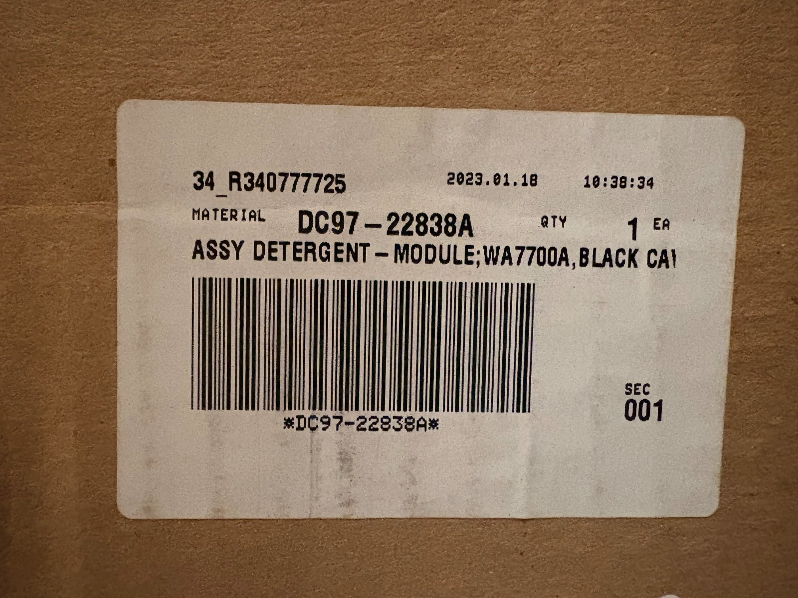NEW OEM Samsung DC97-22838A assembly detergent-module gallery