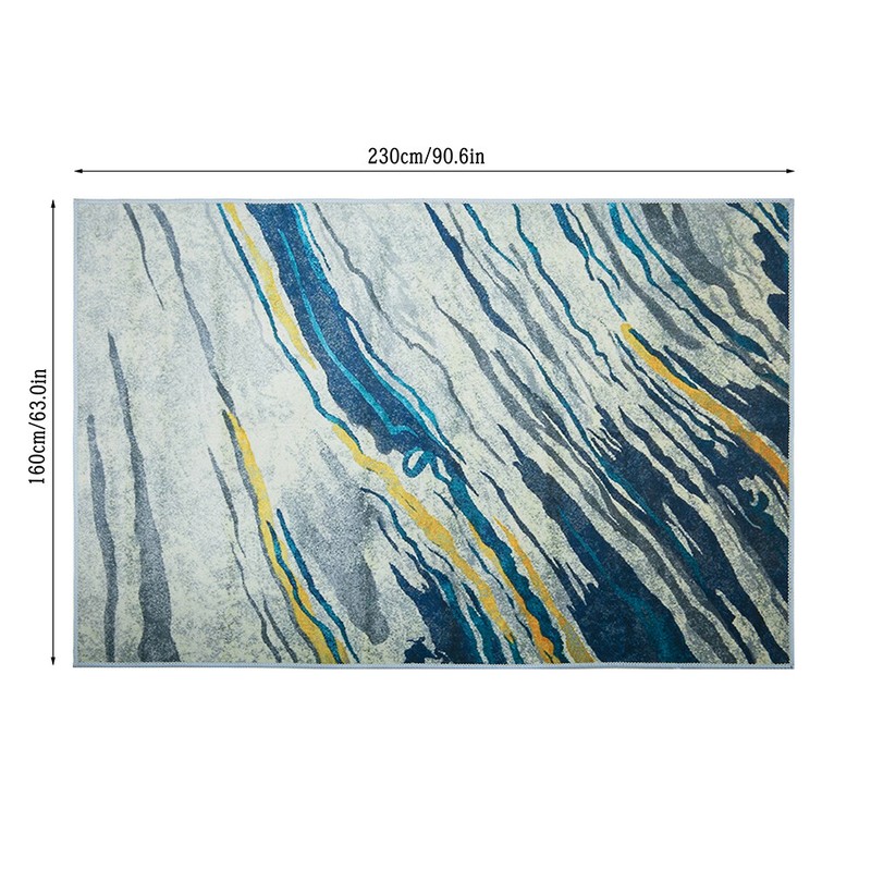Rug Large Carpet Mat Rectangular Bedroom Non-slip Creative Sofa Table Carpet Mat gallery