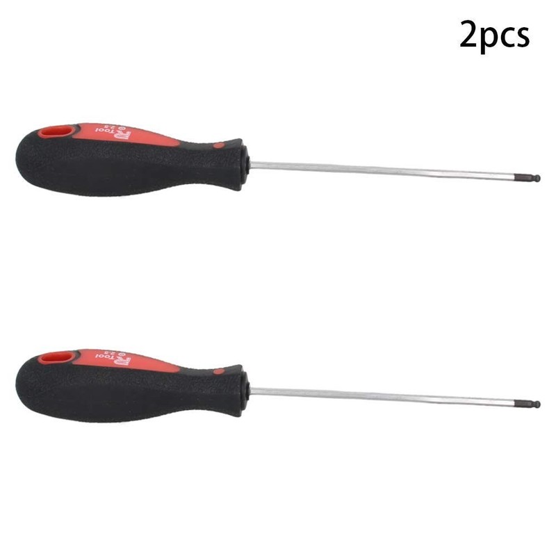 Ball Head Precision Screwdriver Hex Wrench Maintenance Hand Tool 2.5x100mm 2 PCS gallery