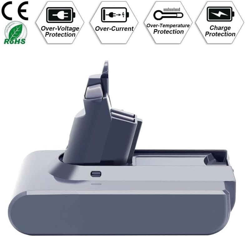 Shenzhen 21.6V Battery For For Dyson V6 Handheld Vacuum Cleaner 4600mAh Battery gallery