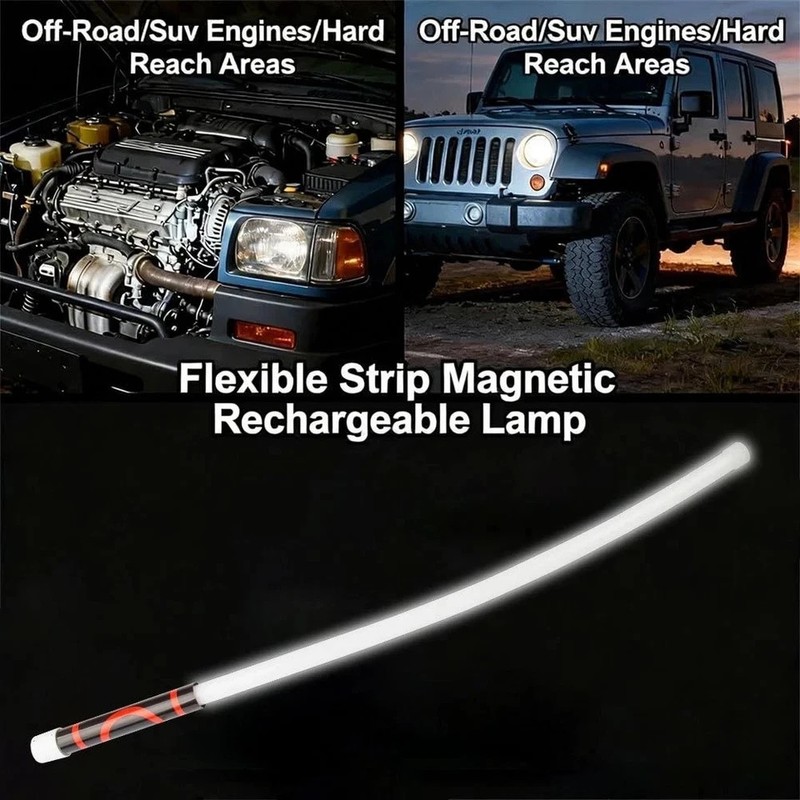 Bendable LED Flashlight Stick, Flexible LED Work Light Mechanics Car Repairs gallery