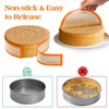 Silicone Baking Mat for Springform Pan 9 inch, Prevent 9 inch set, Orange gallery
