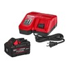 Milwaukee M18 REDLITHIUM FORGE XC8.0 8.0 Ah Battery Starter Kit w/ Rapid Charger gallery