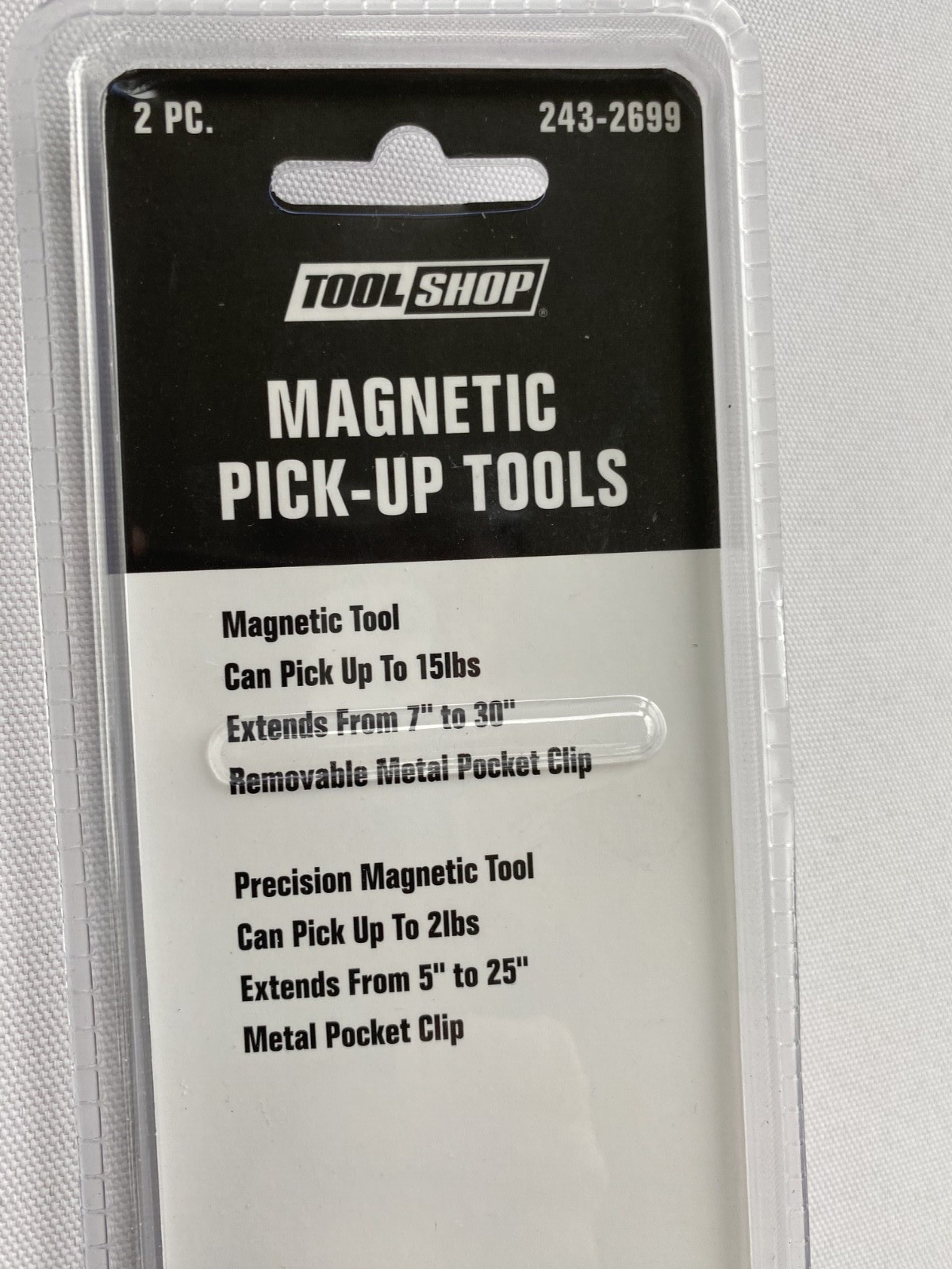 MAGNETIC PICKUP TOOLS 15LB, 30" EXTENDED & 2LB, 25" EXTENDED, NEW + FREE SHIP! gallery