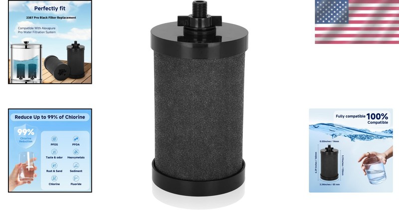 2387 Pro Replacement Filter, NSF Certified, 5,000 Gallon Capacity for Alexapure gallery