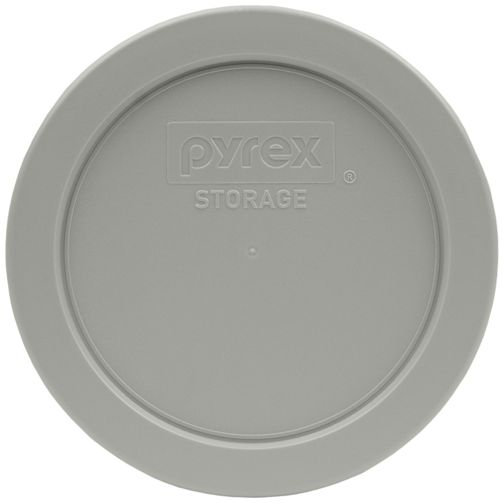Pyrex 7200-PC Jet Grey Round Plastic Storage Replacement Lid Cover