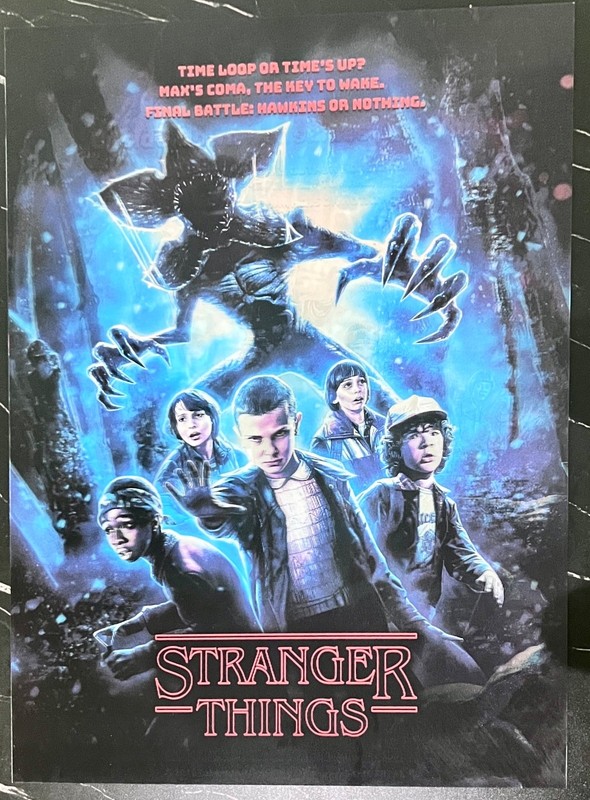 Stranger Things5-3D Poster,3D Lenticular Flip Effect,3 Images In One gallery