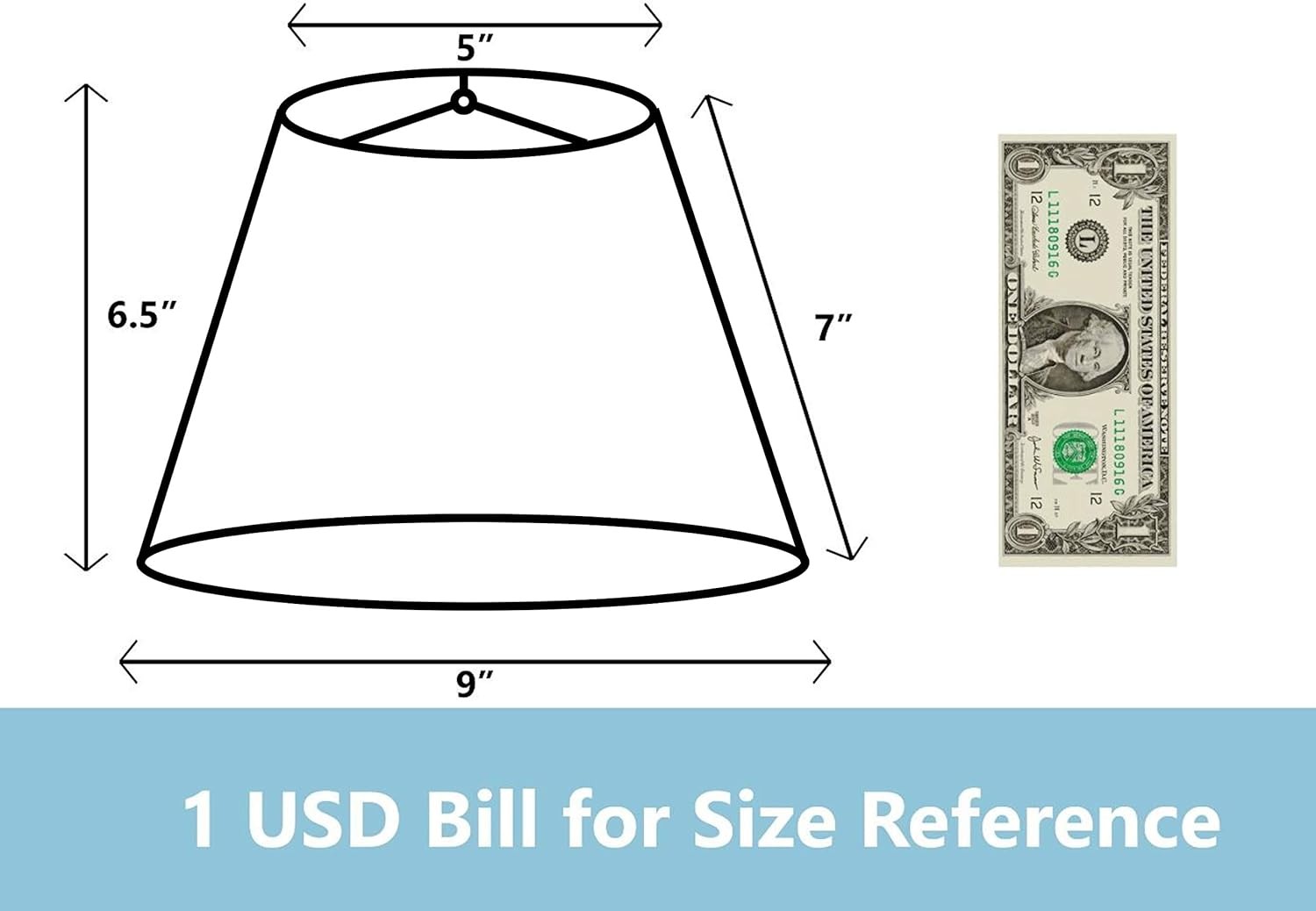 1/2PCS 5"x9"x7" Small Lamp Shade for Table Floor Lamps Replacement, Room Decor gallery